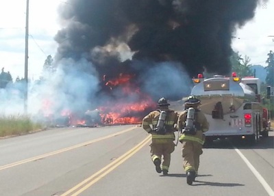 truck fiery sirens firefighters thurston hustle